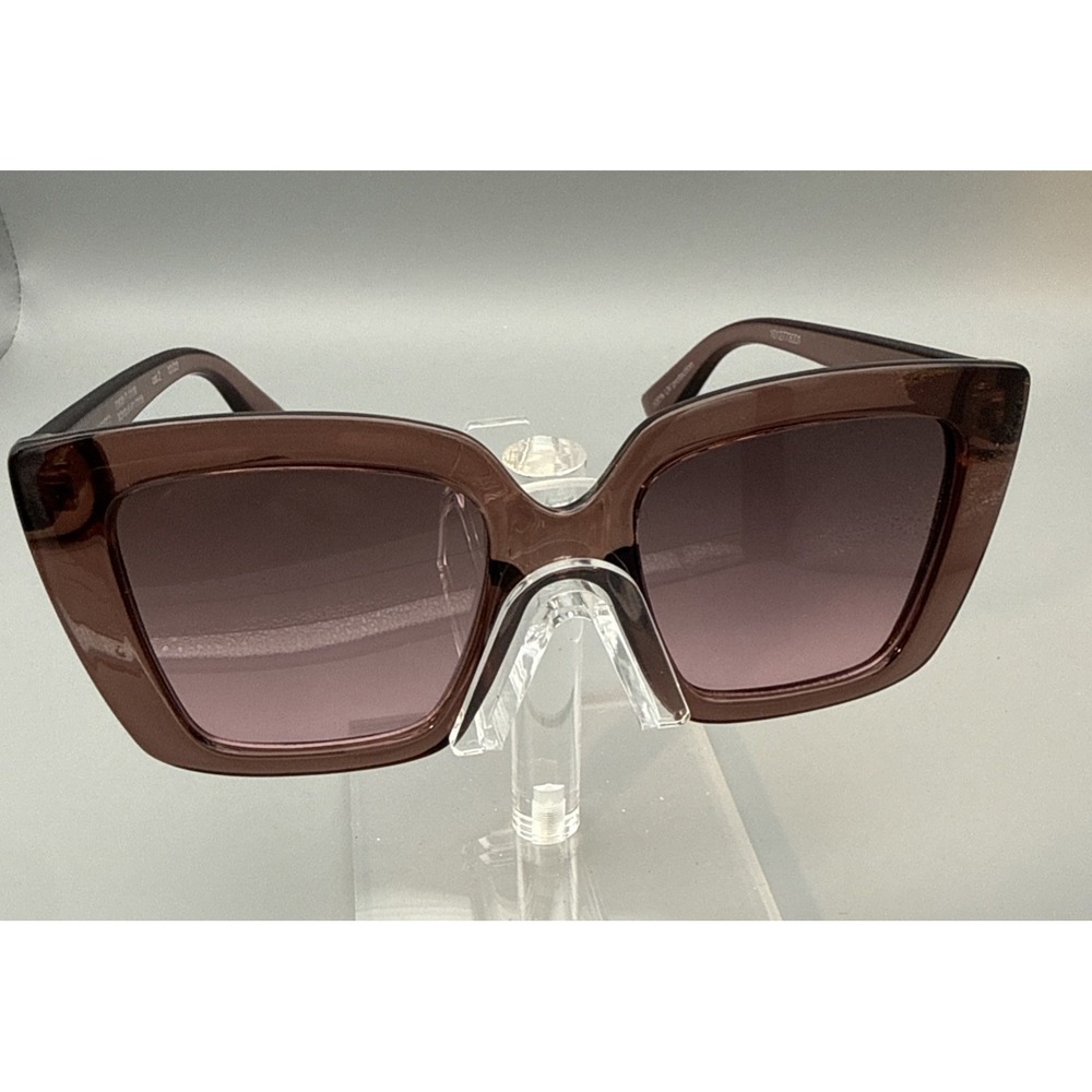 Beeline Sunglasses Authentic RN131011 Purple Oversized Geometric Hollywood Glam!
